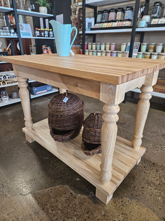 Handcrafted Butcher Block Island