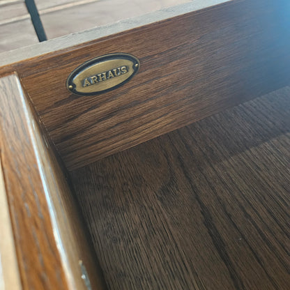 Arhaus-Sullivan Desk with Metal Legs and Wood Top
