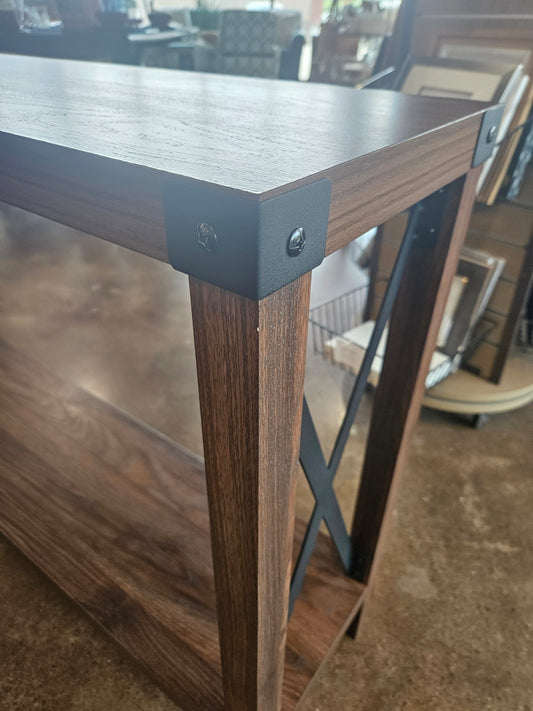Metal Accents Sofa/Hallway Table