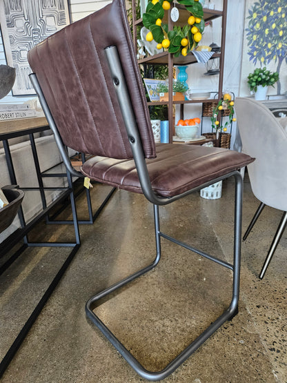 Brown Stool 26"H (Model Home)