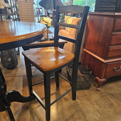 36" high top table with 2 chairs