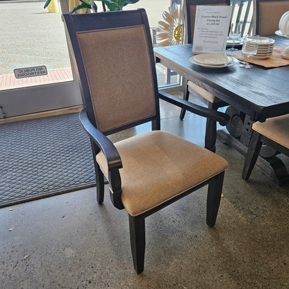Coaster Black Dining Table w/ 8 chairs