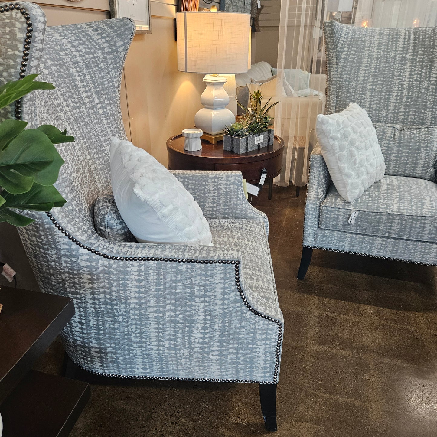 Bernhardt Kingston wingback chair