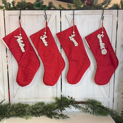 Personalized Stocking Tags